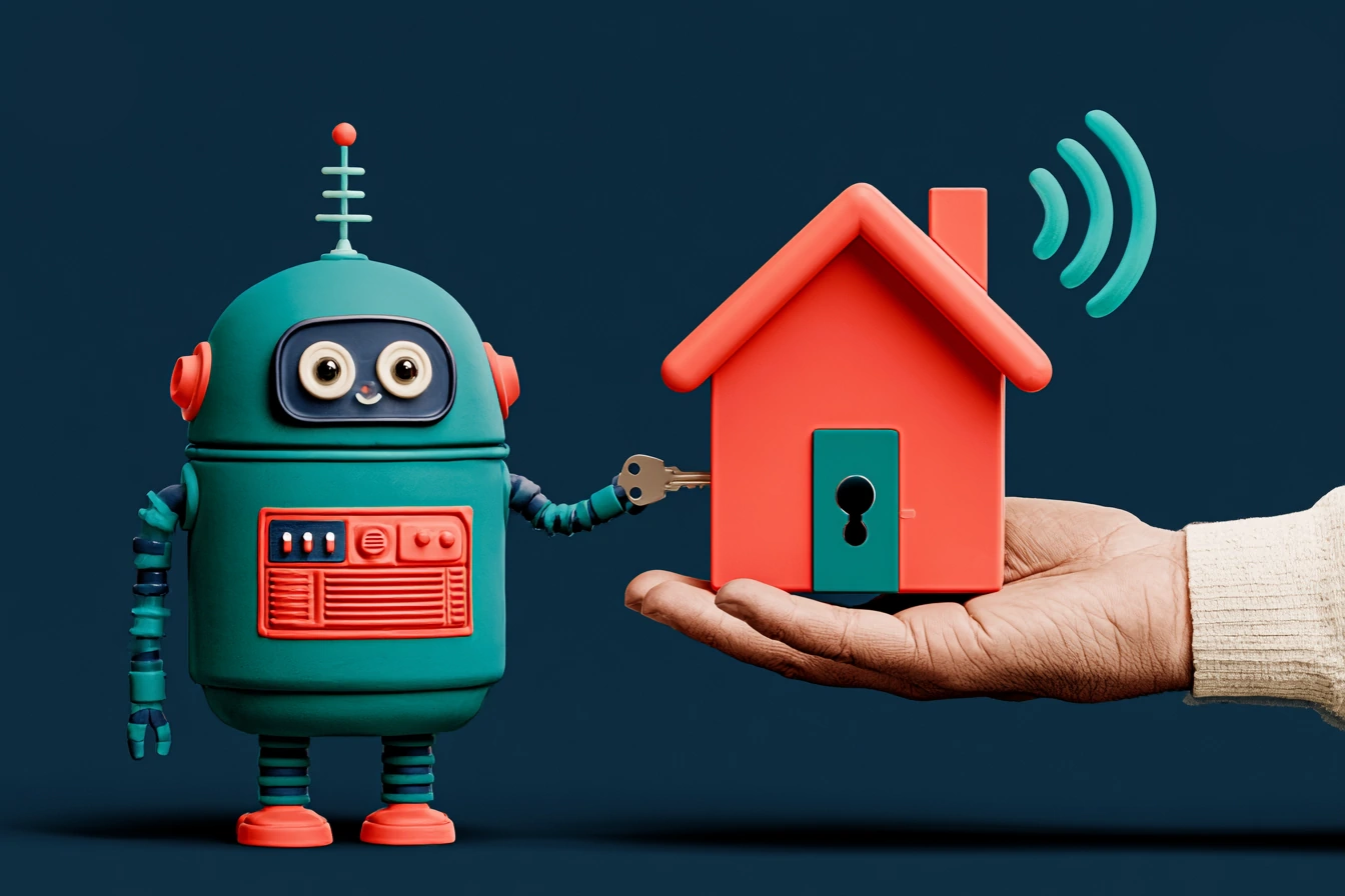 Warm handoff from an AI agent to a real estate agent with the portal lead's full profile