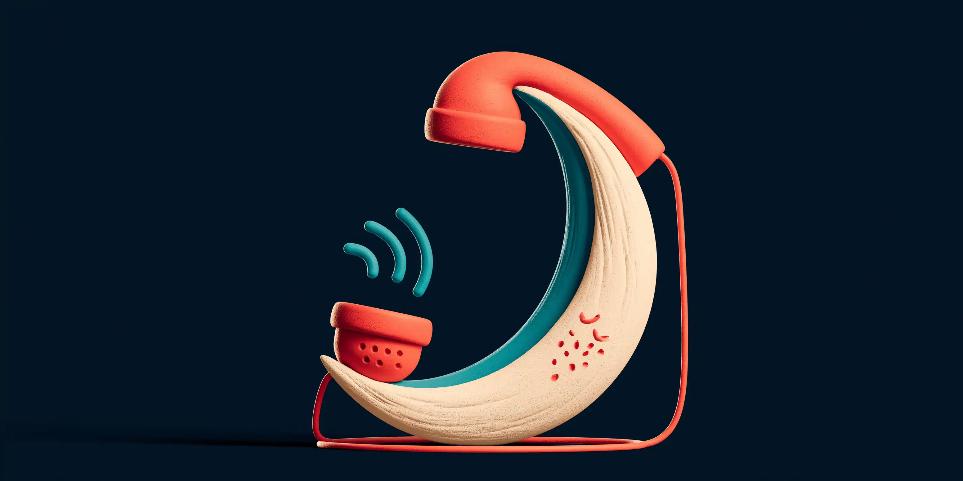 24/7 AI answering service, a phone lit up under the moon while the office stays dark