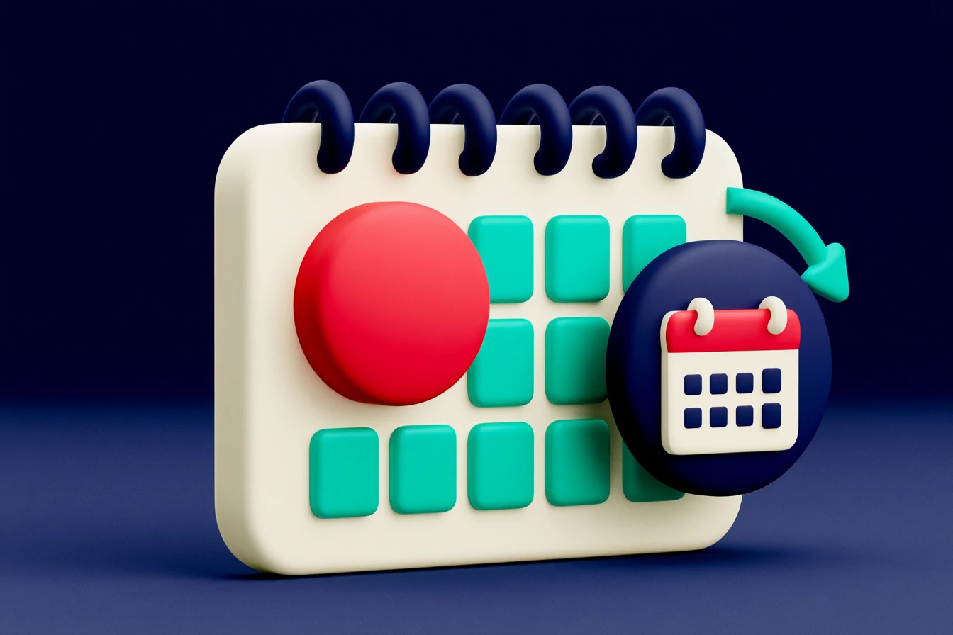 Google Calendar with a busy slot blocked out and the open slots highlighted, syncing both ways with the booking page