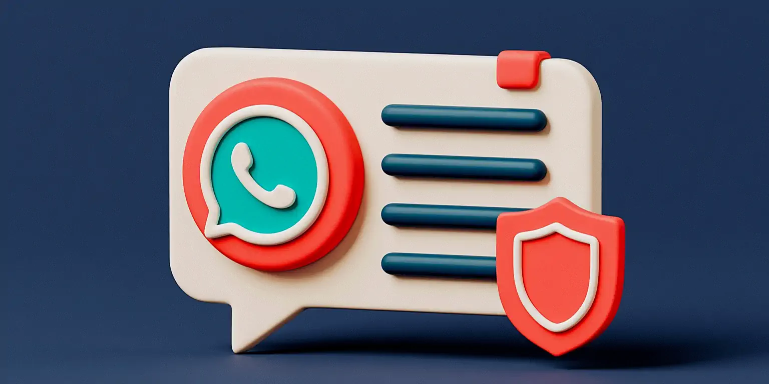 Bulk WhatsApp campaign with an HSM template approved by a stamp and shield, message bubbles going out in order without bans on a navy background