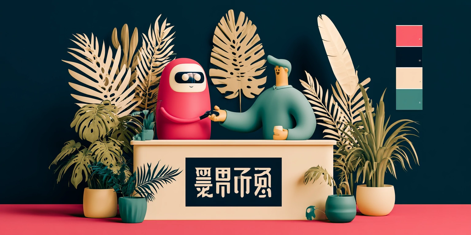 AI receptionist vs human receptionist comparison: a person and an AI voice agent answering a small business's calls side by side