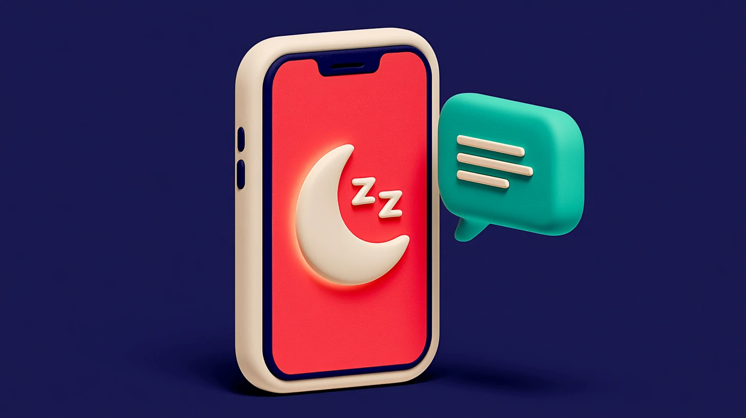 The limit of the WhatsApp Business app: a single cell phone with one agent tied to the screen, editorial clay style on a navy background
